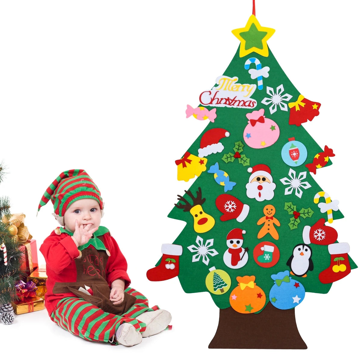 MerryCraft Kids DIY Felt Christmas Tree Kit