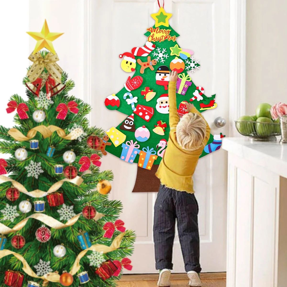 MerryCraft Kids DIY Felt Christmas Tree Kit