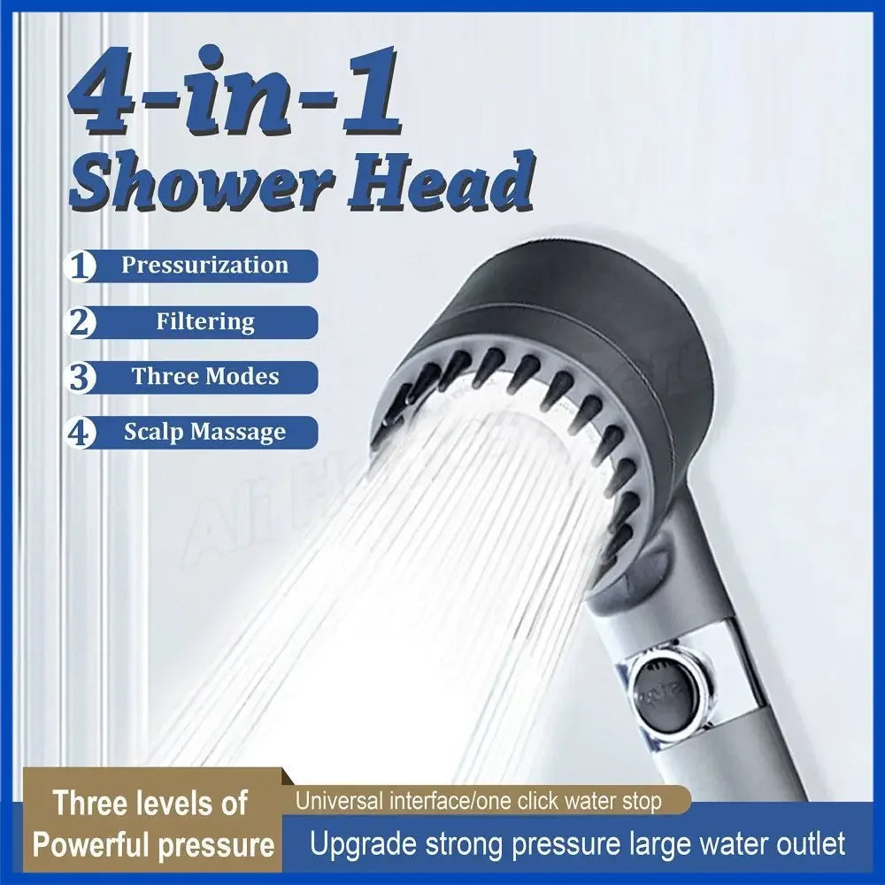 AquaLux Showerhead - Water filter and Massage