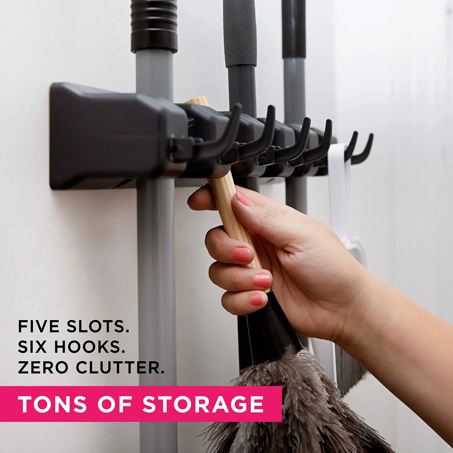 Multi functional Mop Holder