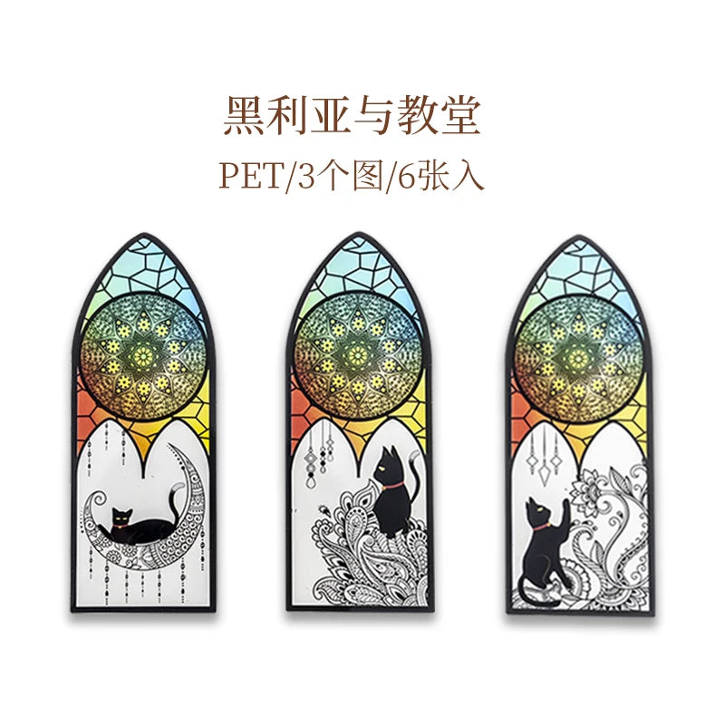 Chinese Cat Bookmarks - Set of 3