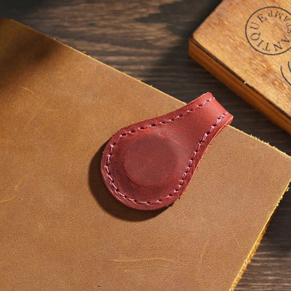 Leather Magnet Clip Bookmark