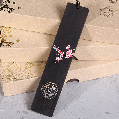 Wooden Japan Flower Garden Bookmark